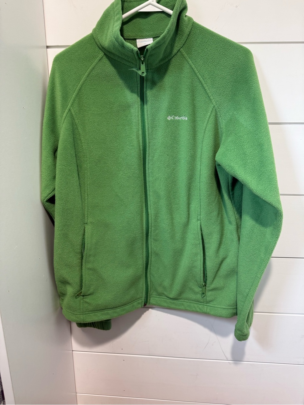 Columbia Bright Green Fleece Jacket